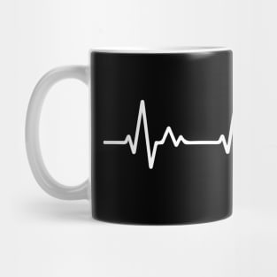 Scuba Diving Heartbeat Mug